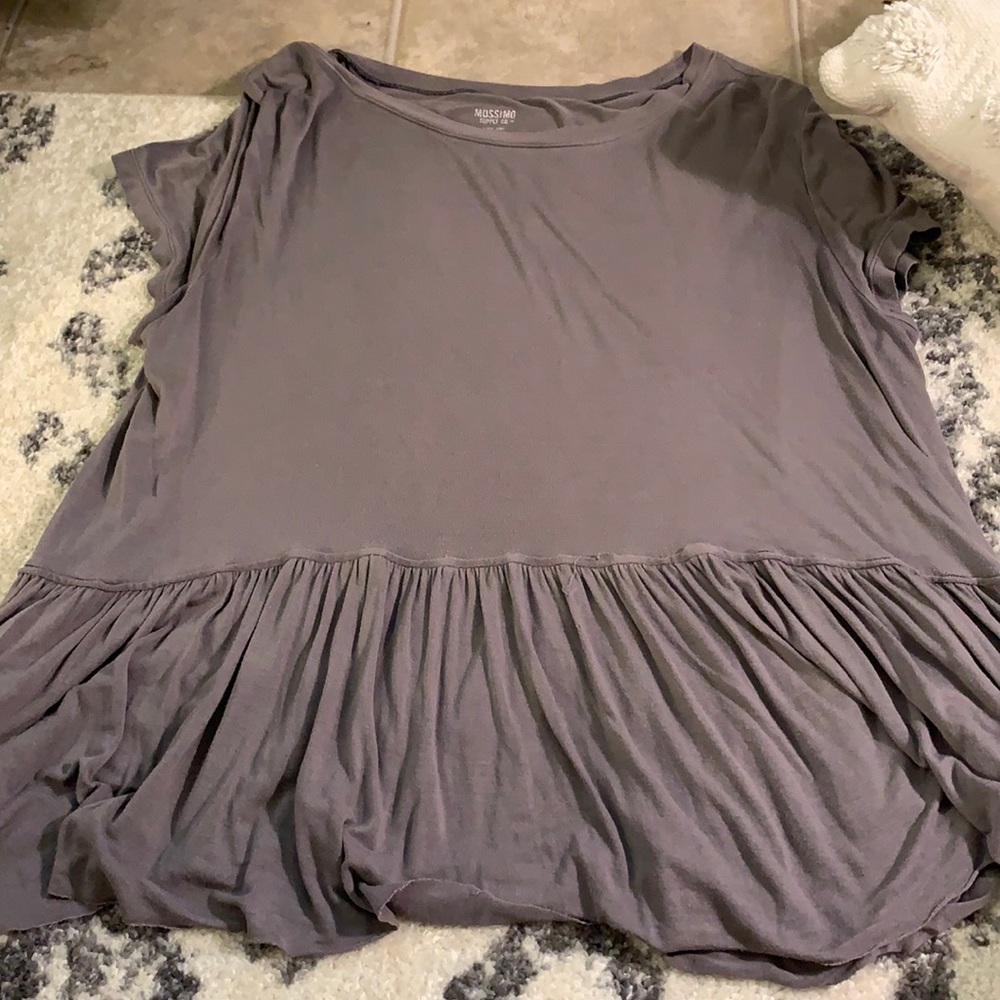 Peplum tee